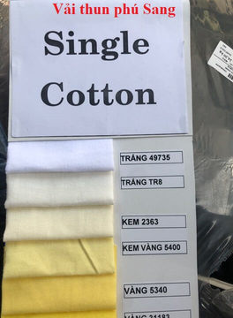 Vải thun cotton 2 chiều